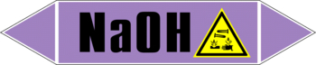 Маркировка трубопровода "na(oh)" (a07, пленка, 716х148 мм)" - Маркировка трубопроводов - Маркировки трубопроводов "ЩЕЛОЧЬ" - Магазин охраны труда и техники безопасности stroiplakat.ru