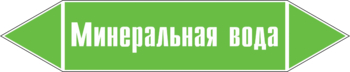 Маркировка трубопровода "минеральная вода" (пленка, 716х148 мм) - Маркировка трубопроводов - Маркировки трубопроводов "ВОДА" - Магазин охраны труда и техники безопасности stroiplakat.ru